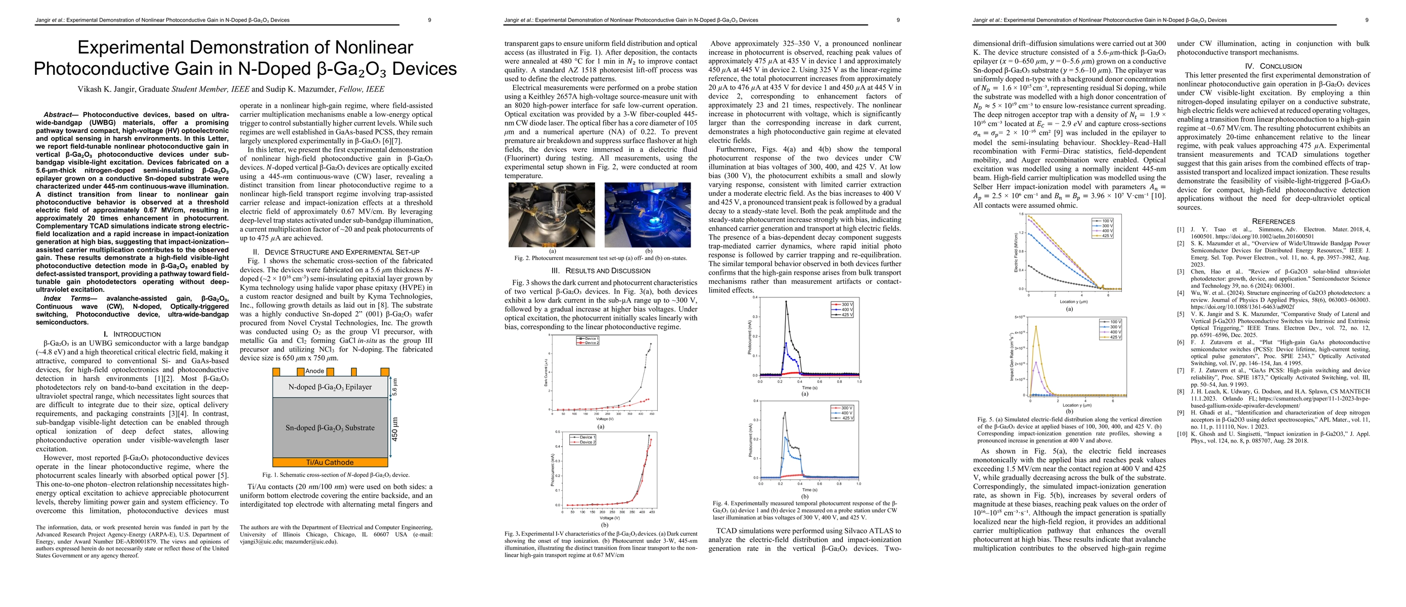 Thumbnail for Experimental Demonstration of Nonlinear Photoconductive Gain in N-Doped $β$-Ga$_2$O$_3$ Devices