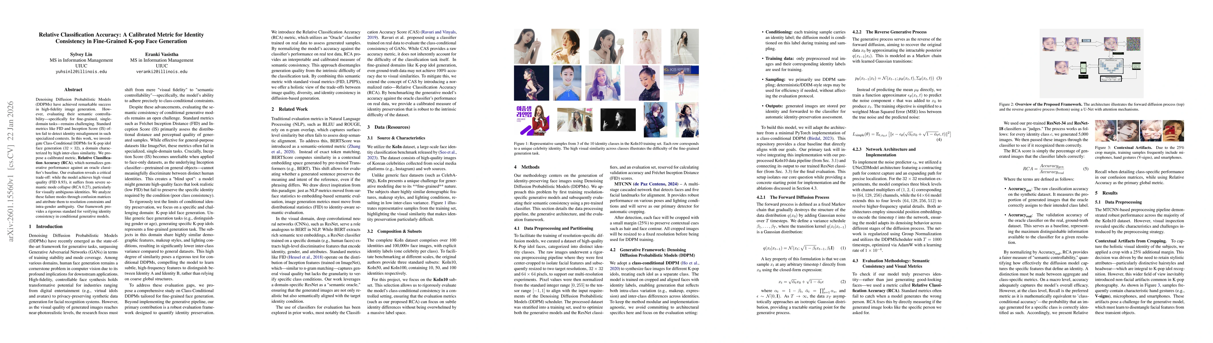 Thumbnail for Relative Classification Accuracy: A Calibrated Metric for Identity Consistency in Fine-Grained K-pop Face Generation