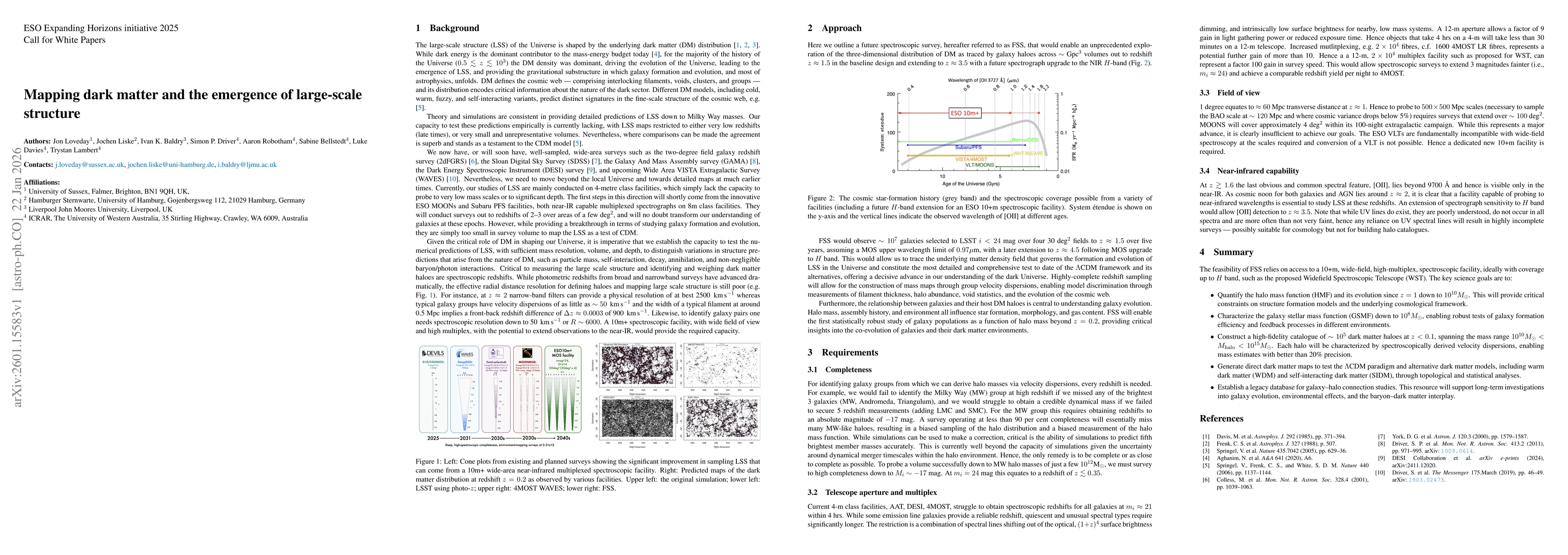 Thumbnail for Mapping dark matter and the emergence of large-scale structure