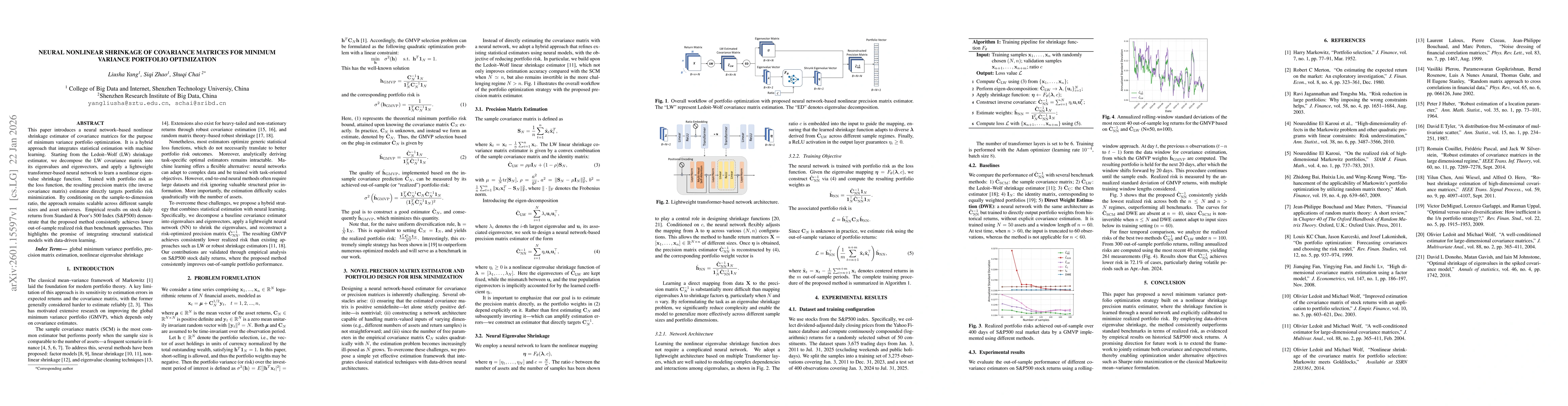 Thumbnail for Neural Nonlinear Shrinkage of Covariance Matrices for Minimum Variance Portfolio Optimization