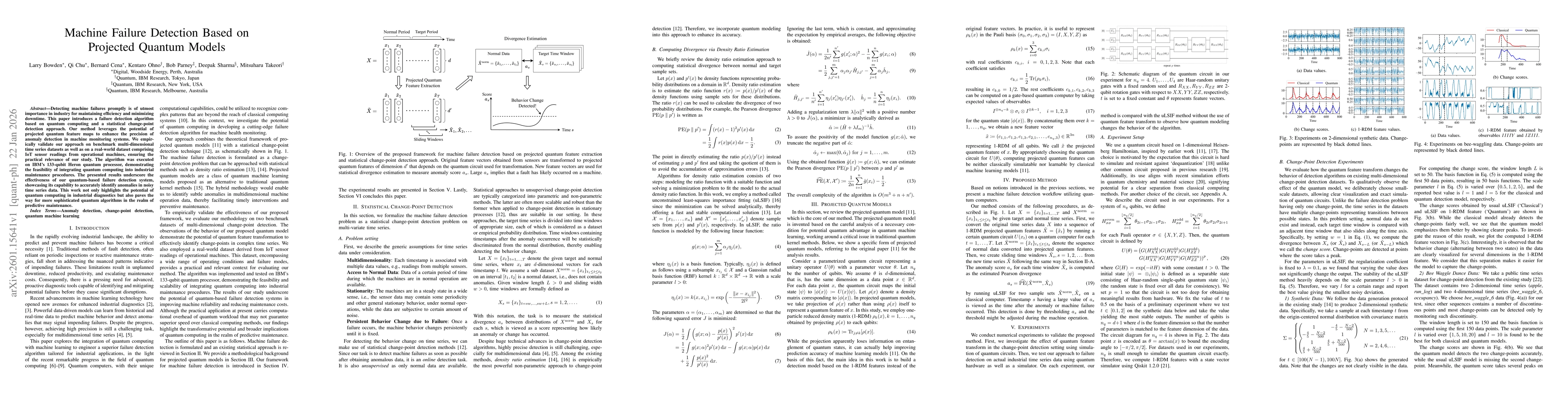 Thumbnail for Machine Failure Detection Based on Projected Quantum Models