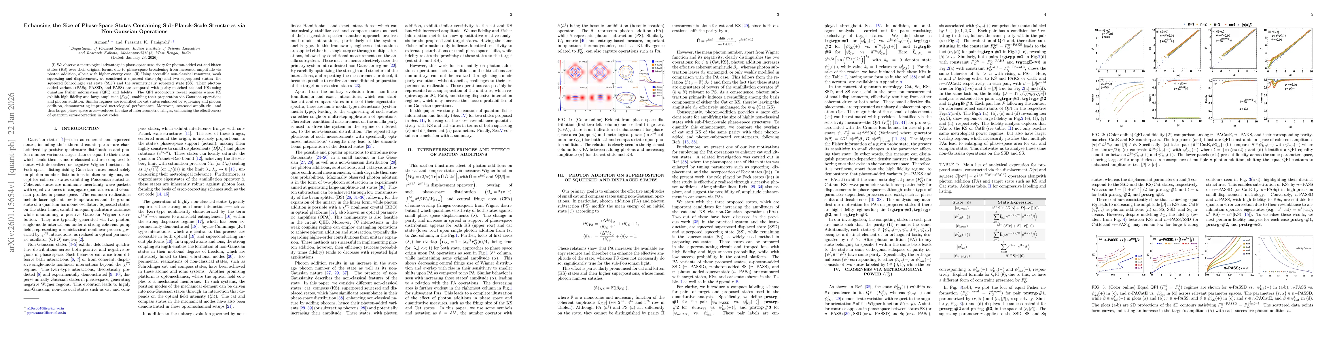 Thumbnail for Enhancing the Size of Phase-Space States Containing Sub-Planck-Scale Structures via Non-Gaussian Operations