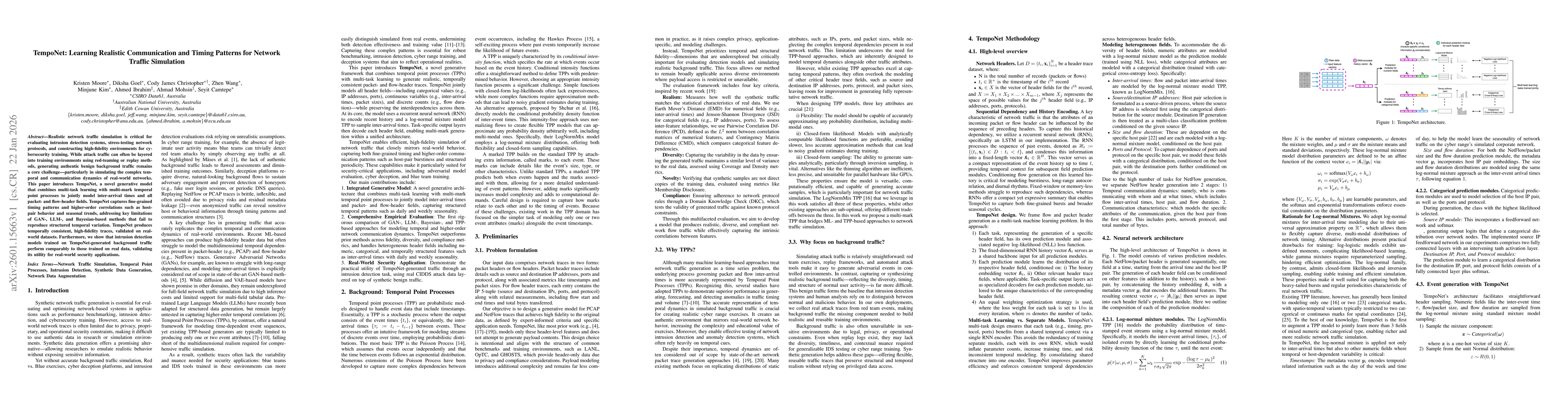Thumbnail for TempoNet: Learning Realistic Communication and Timing Patterns for Network Traffic Simulation