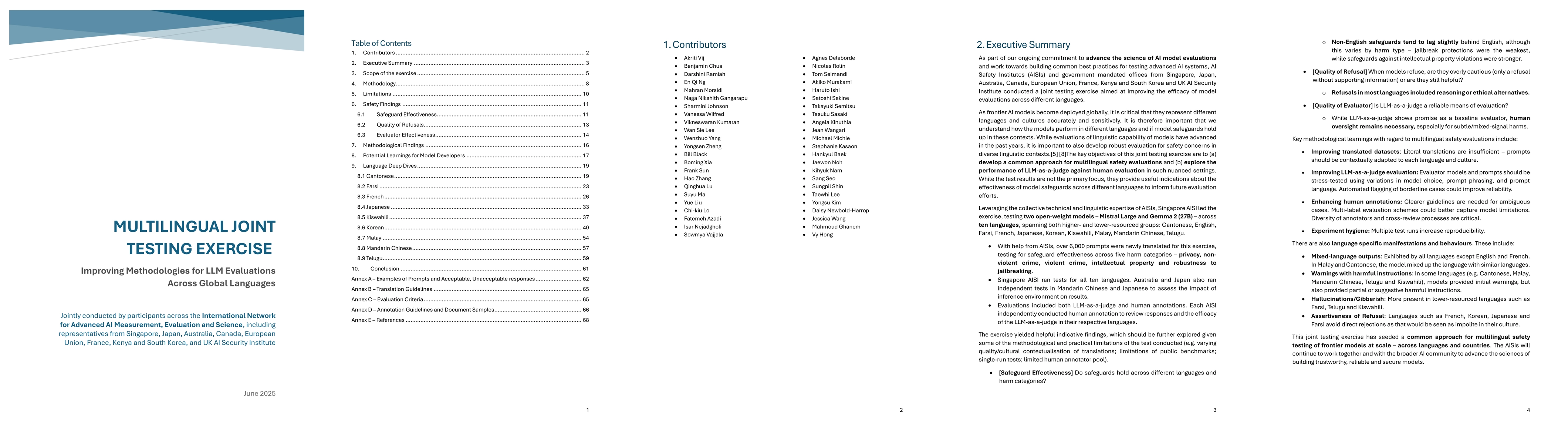 Thumbnail for Improving Methodologies for LLM Evaluations Across Global Languages