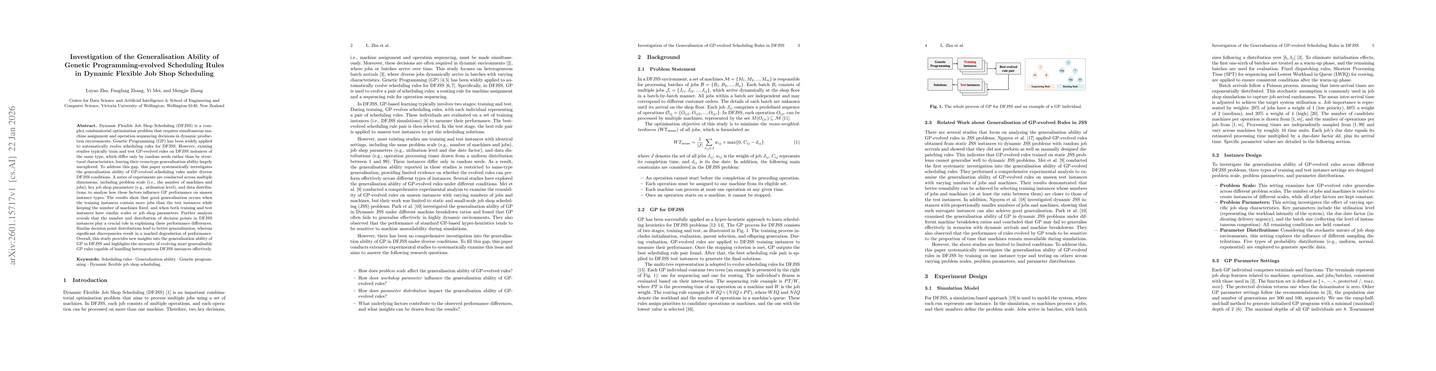 Thumbnail for Investigation of the Generalisation Ability of Genetic Programming-evolved Scheduling Rules in Dynamic Flexible Job Shop Scheduling