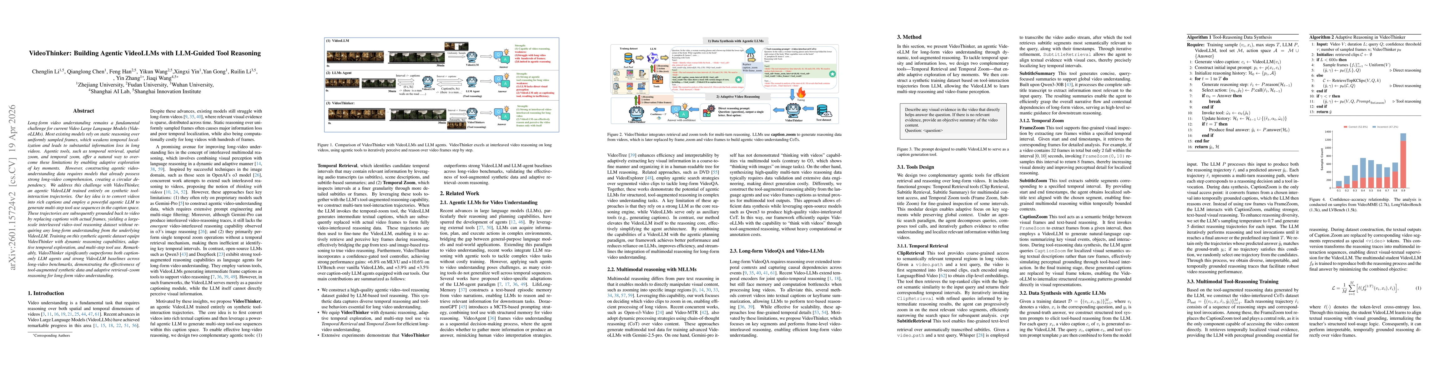 Thumbnail for VideoThinker: Building Agentic VideoLLMs with LLM-Guided Tool Reasoning