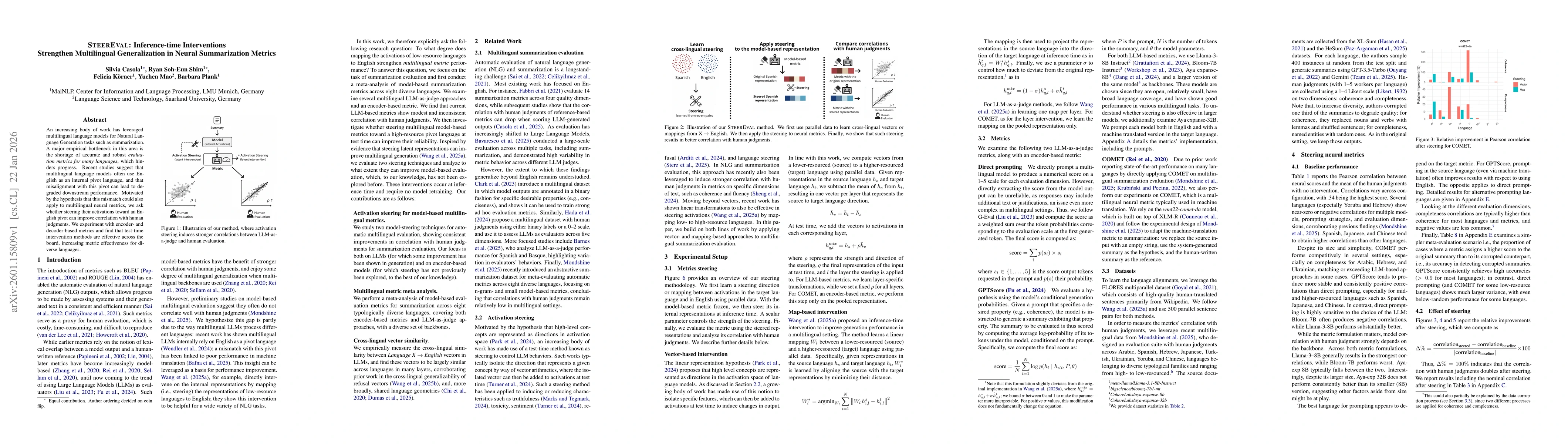 Thumbnail for SteerEval: Inference-time Interventions Strengthen Multilingual Generalization in Neural Summarization Metrics