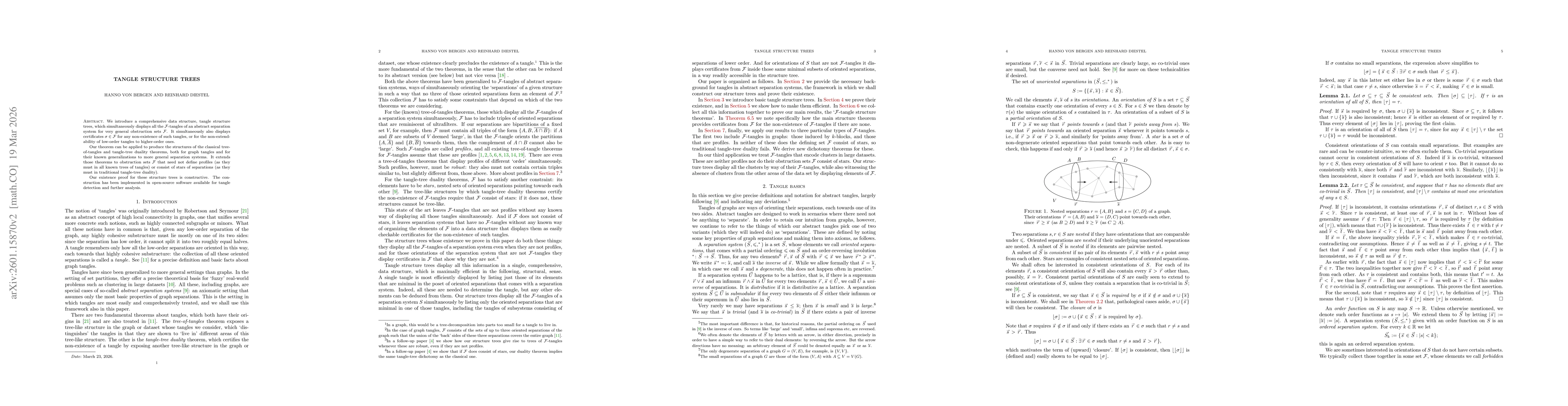Thumbnail for Tangle structure trees