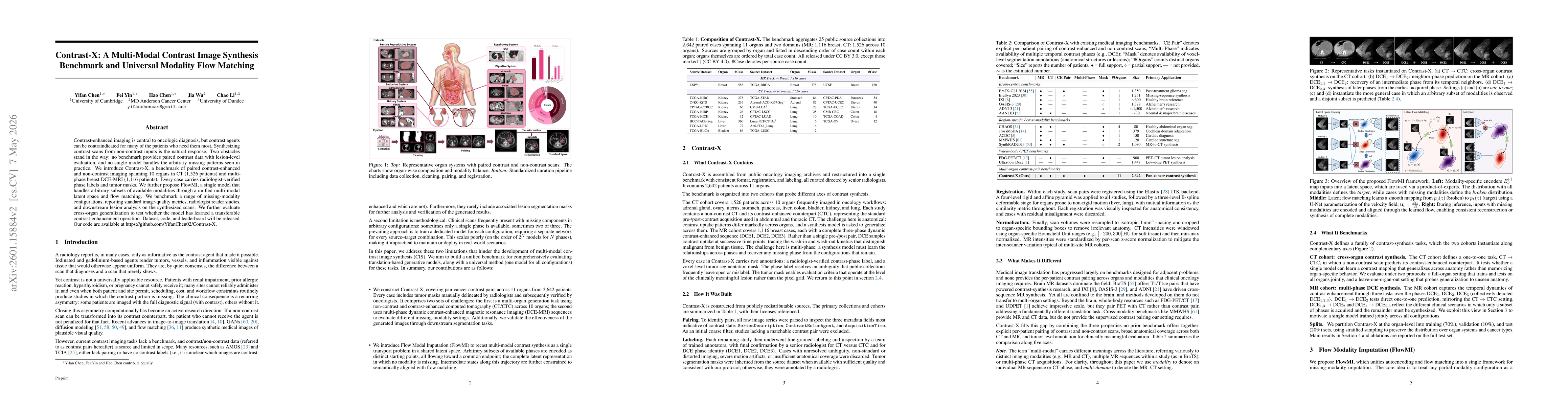 Thumbnail for PMPBench: A Paired Multi-Modal Pan-Cancer Benchmark for Medical Image Synthesis