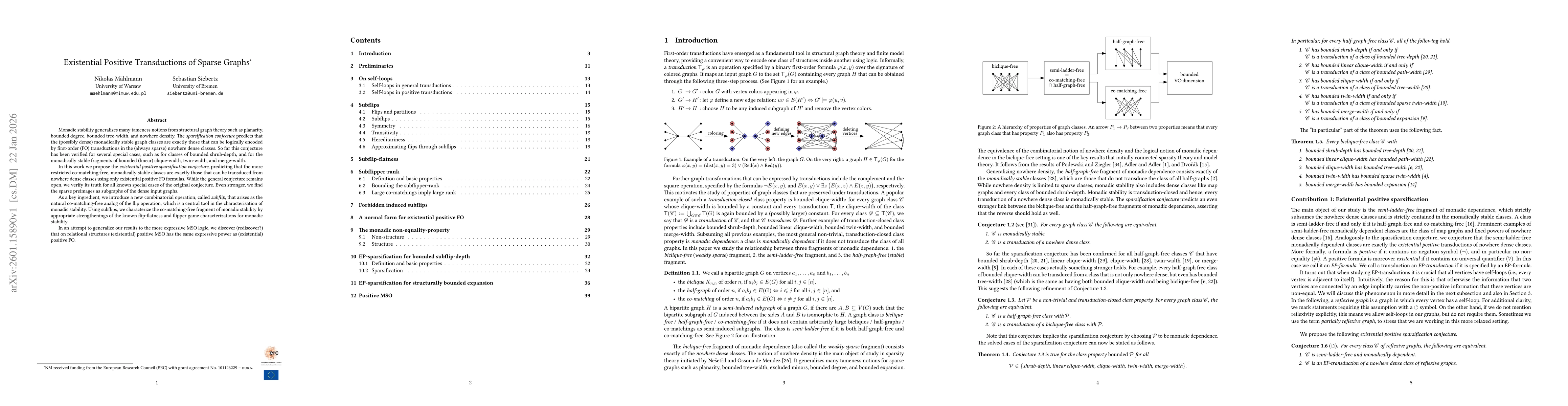 Thumbnail for Existential Positive Transductions of Sparse Graphs