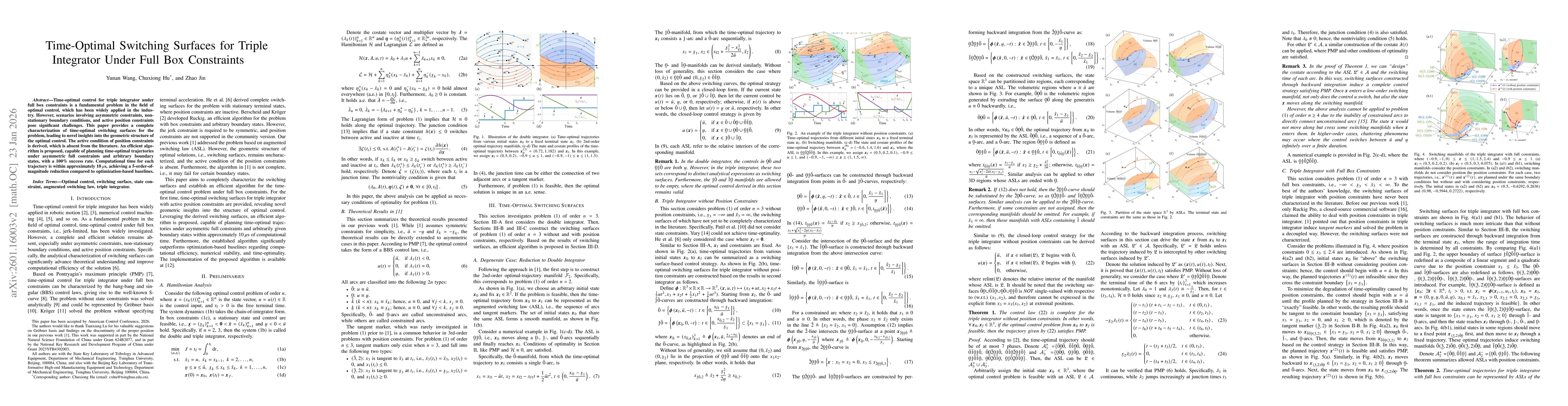 Thumbnail for Time-Optimal Switching Surfaces for Triple Integrator under Full Box Constraints