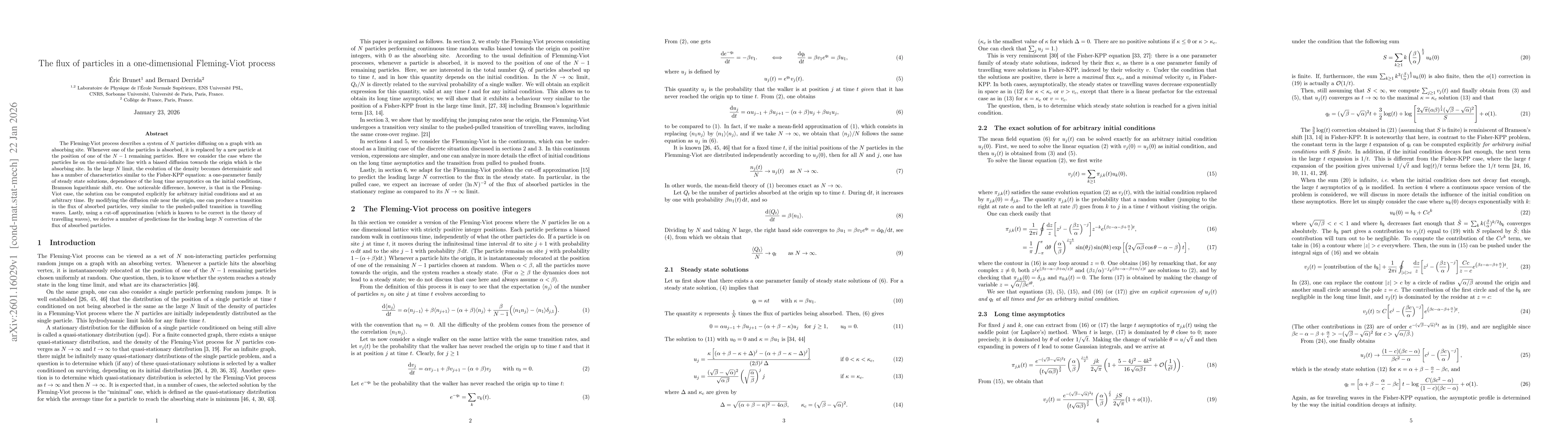 Thumbnail for The flux of particles in a one-dimensional Fleming-Viot process