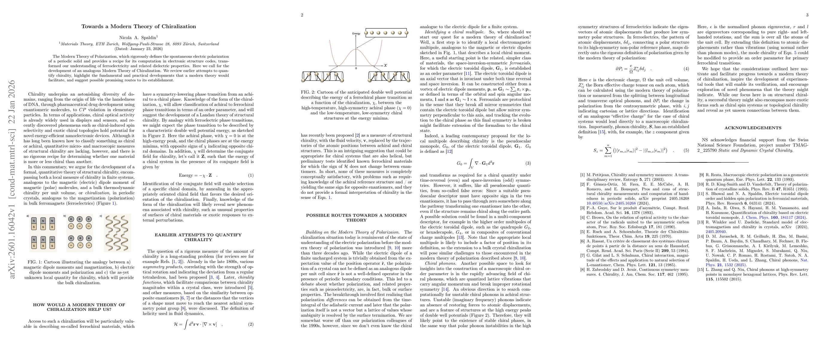 Thumbnail for Towards a Modern Theory of Chiralization