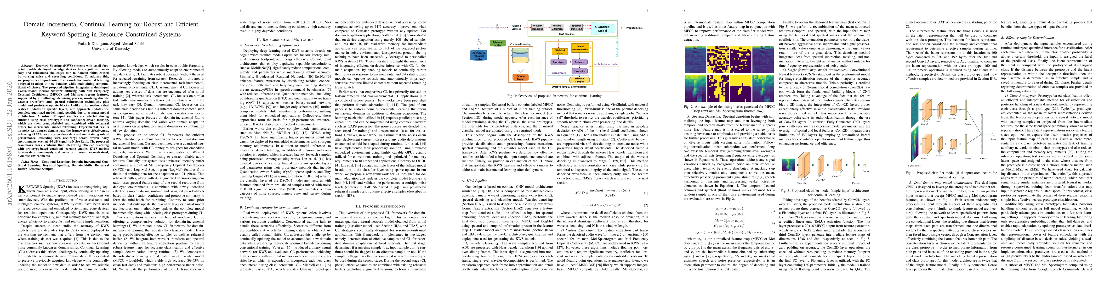 Thumbnail for Domain-Incremental Continual Learning for Robust and Efficient Keyword Spotting in Resource Constrained Systems