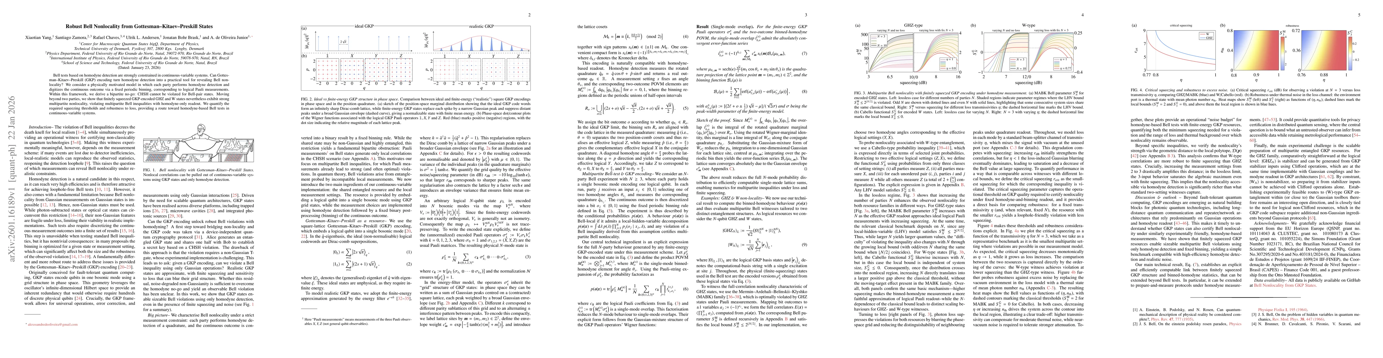 Thumbnail for Robust Bell Nonlocality from Gottesman-Kitaev-Preskill States