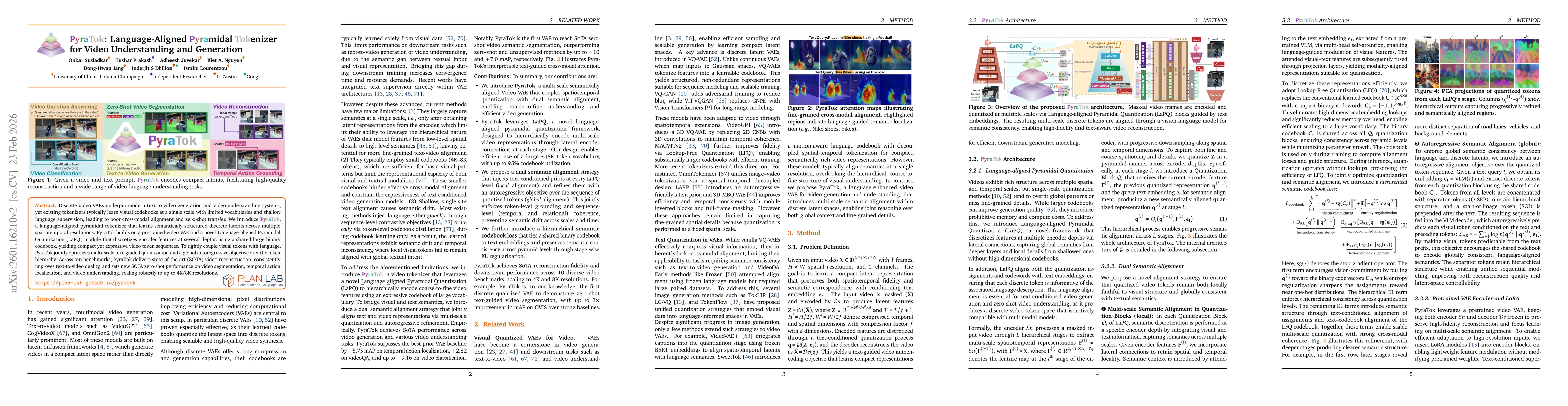 Thumbnail for PyraTok: Language-Aligned Pyramidal Tokenizer for Video Understanding and Generation