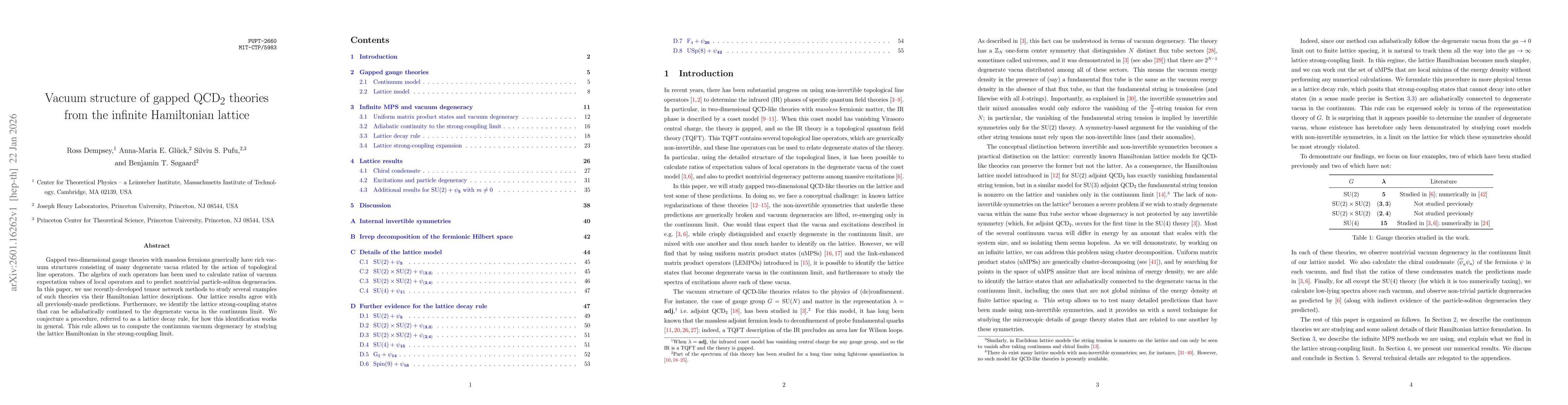Thumbnail for Vacuum structure of gapped QCD$_2$ theories from the infinite Hamiltonian lattice