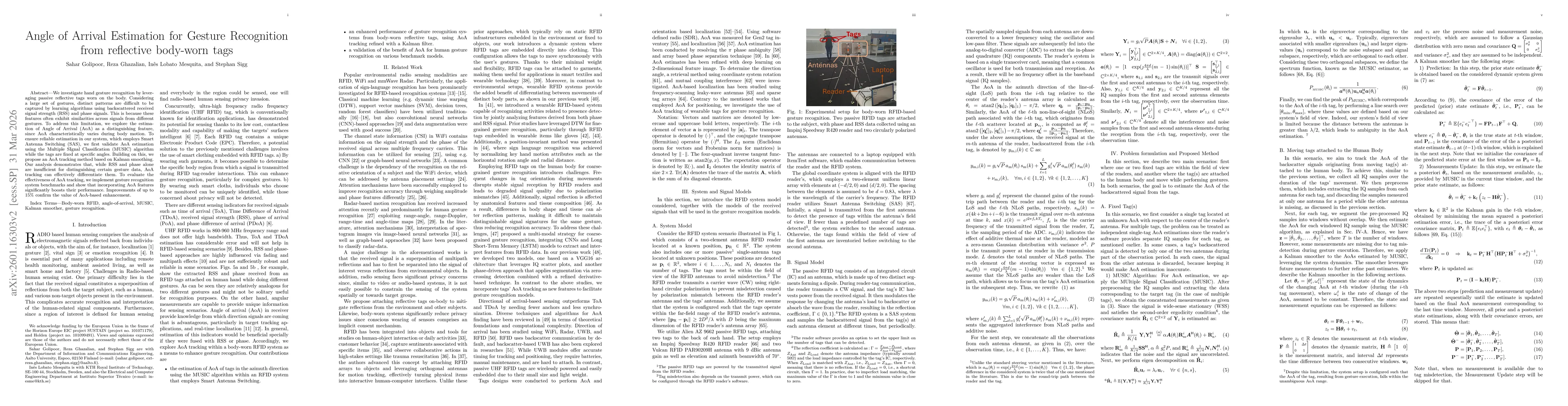 Thumbnail for Angle of Arrival Estimation for Gesture Recognition from reflective body-worn tags