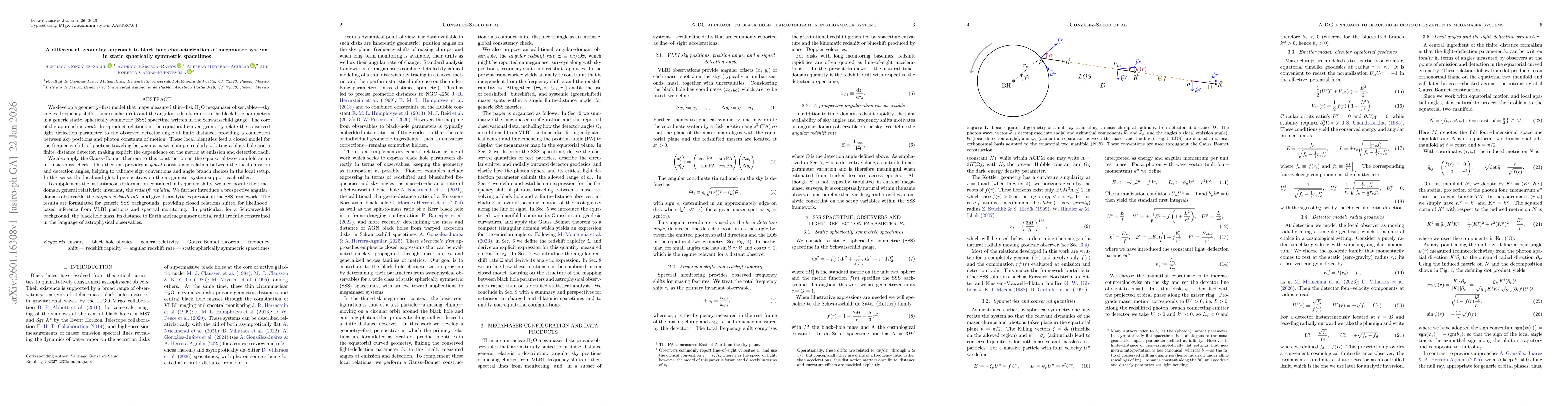 Thumbnail for A differential-geometry approach to black hole characterization of megamaser systems in static spherically symmetric spacetimes