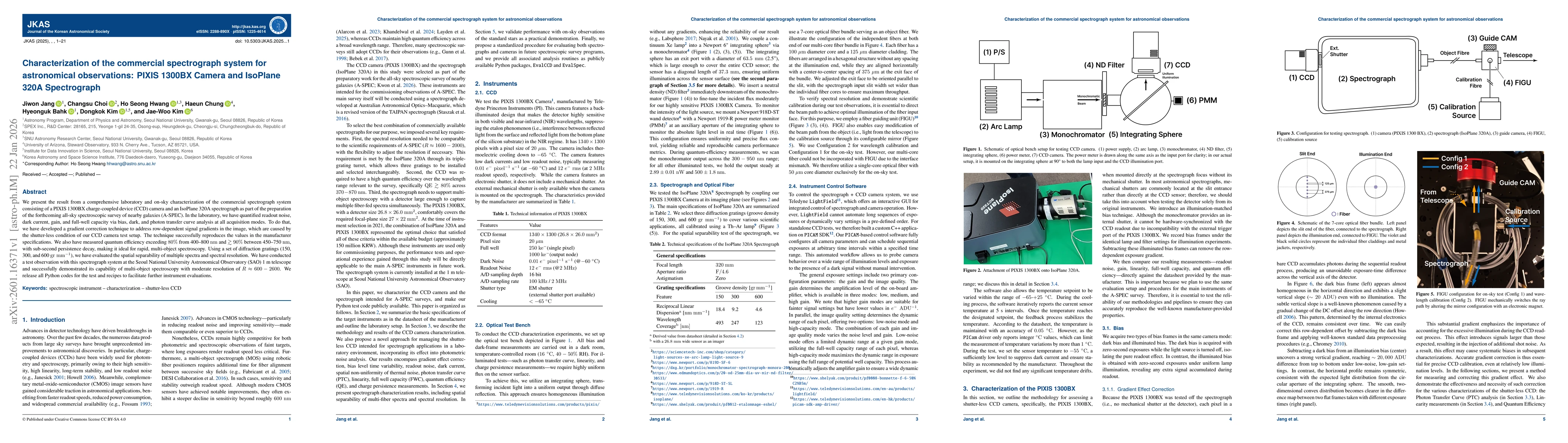 Thumbnail for Characterization of the commercial spectrograph system for astronomical observations: PIXIS 1300BX Camera and IsoPlane 320A Spectrograph
