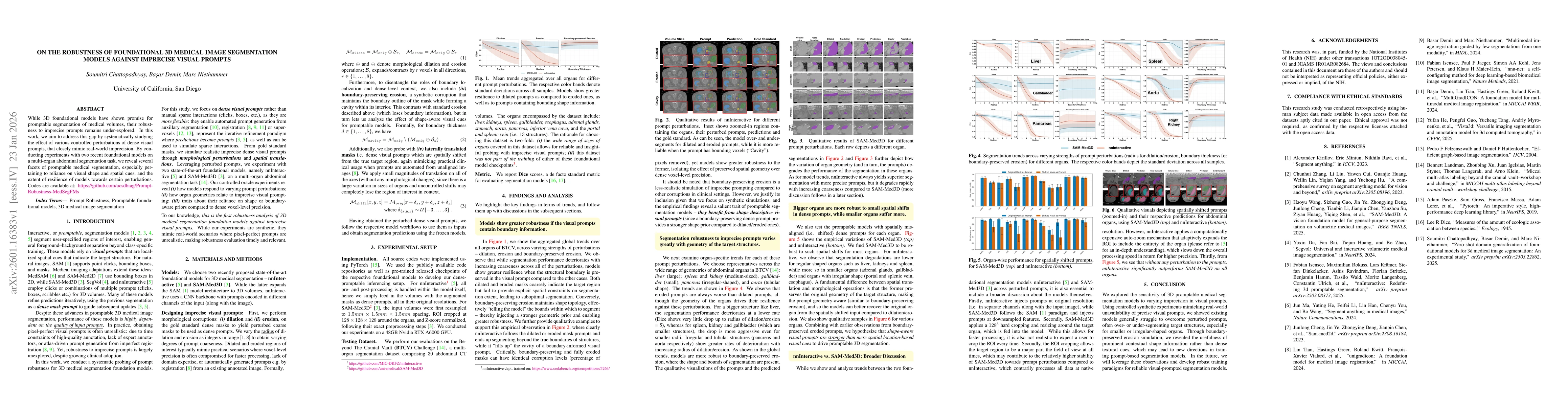 Thumbnail for On The Robustness of Foundational 3D Medical Image Segmentation Models Against Imprecise Visual Prompts