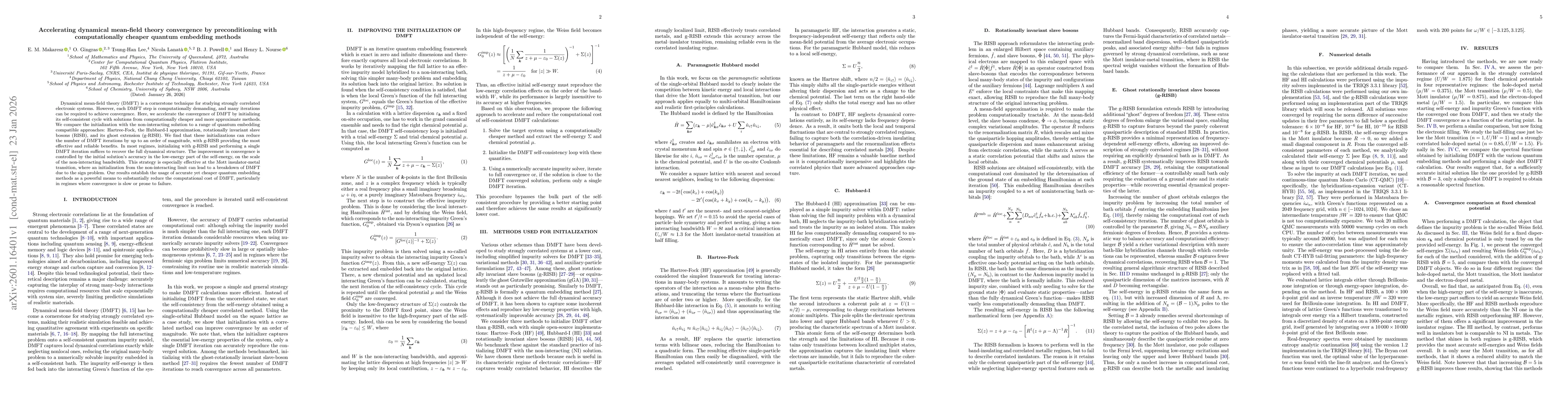 Thumbnail for Accelerating dynamical mean-field theory convergence by preconditioning with computationally cheaper quantum embedding methods