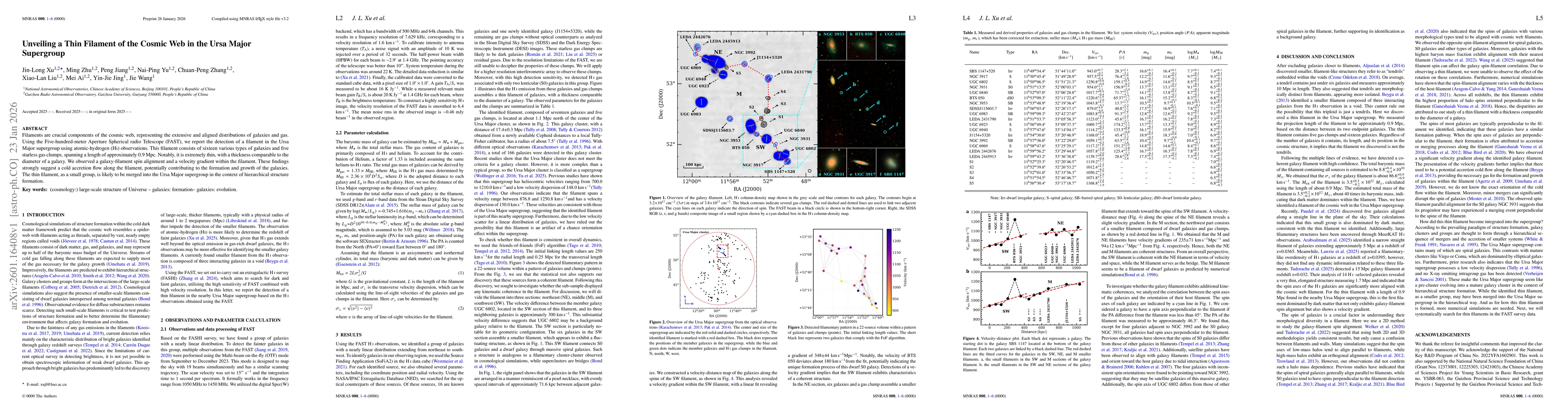 Thumbnail for Unveiling a Thin Filament of the Cosmic Web in the Ursa Major Supergroup