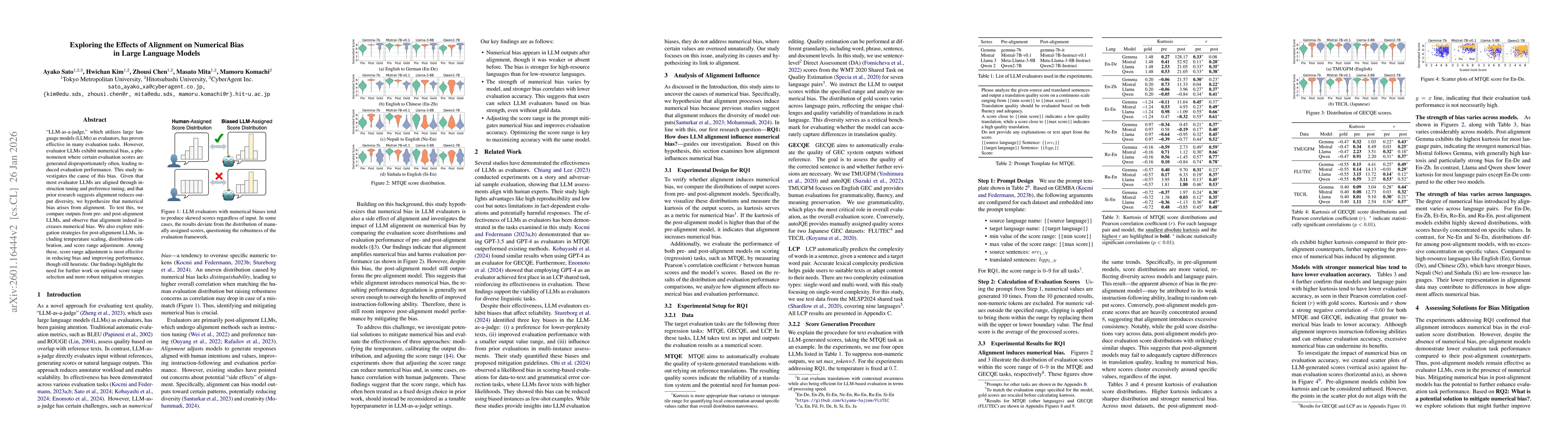 Thumbnail for Exploring the Effects of Alignment on Numerical Bias in Large Language Models