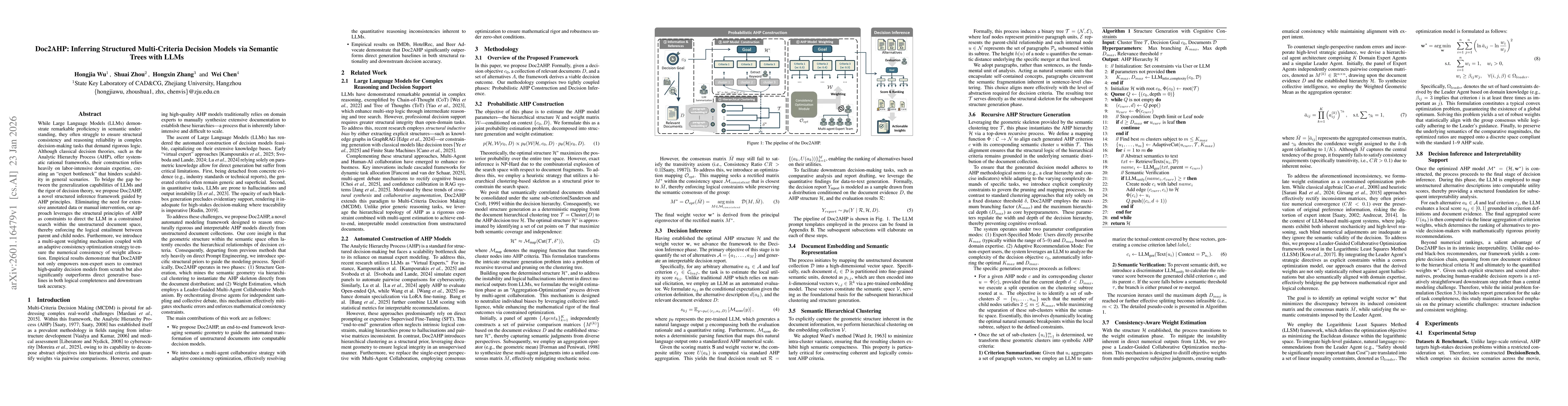 Thumbnail for Doc2AHP: Inferring Structured Multi-Criteria Decision Models via Semantic Trees with LLMs