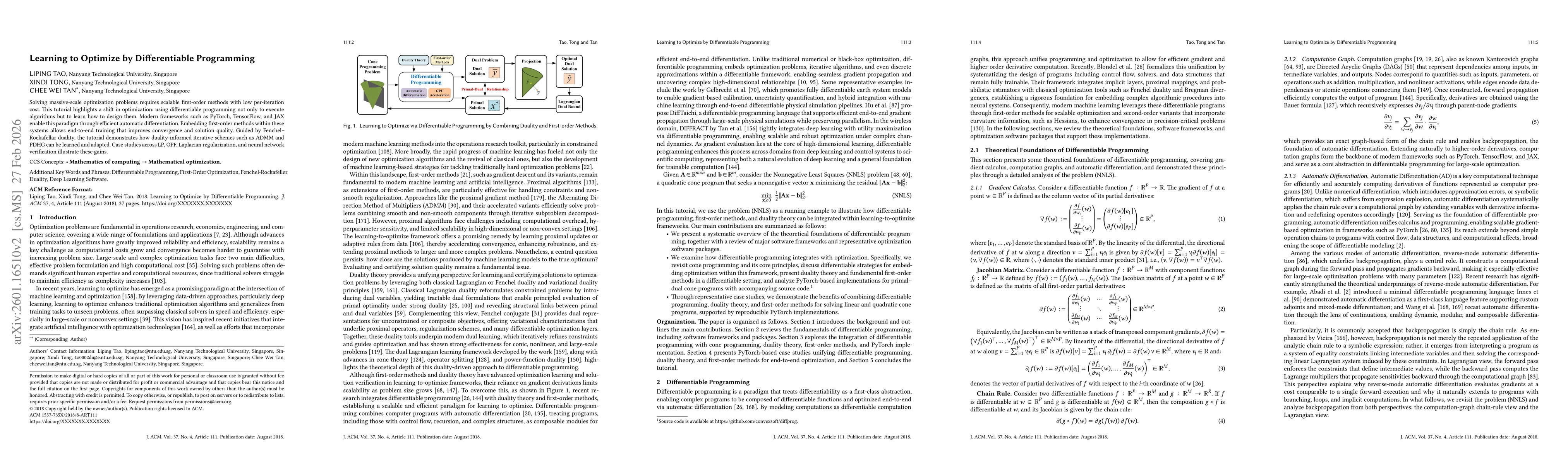 Thumbnail for Learning to Optimize by Differentiable Programming