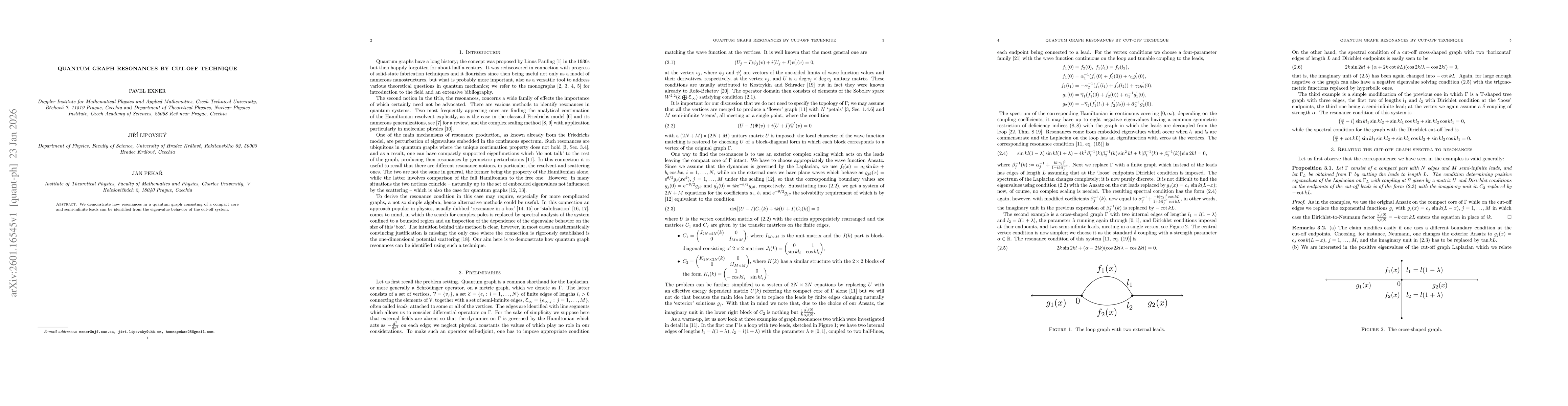 Thumbnail for Quantum graph resonances by cut-off technique
