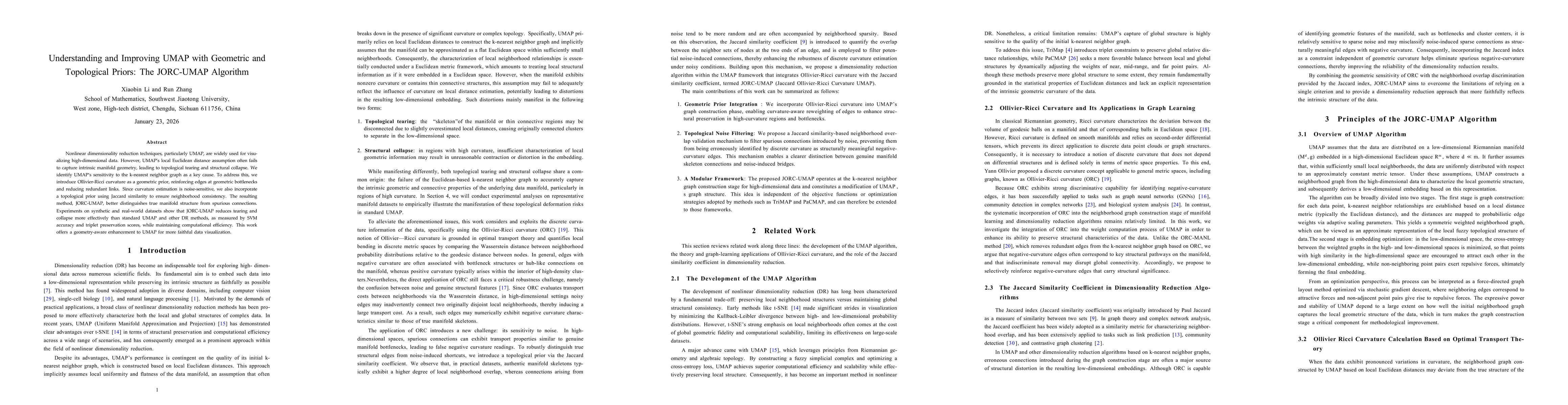 Thumbnail for Understanding and Improving UMAP with Geometric and Topological Priors: The JORC-UMAP Algorithm