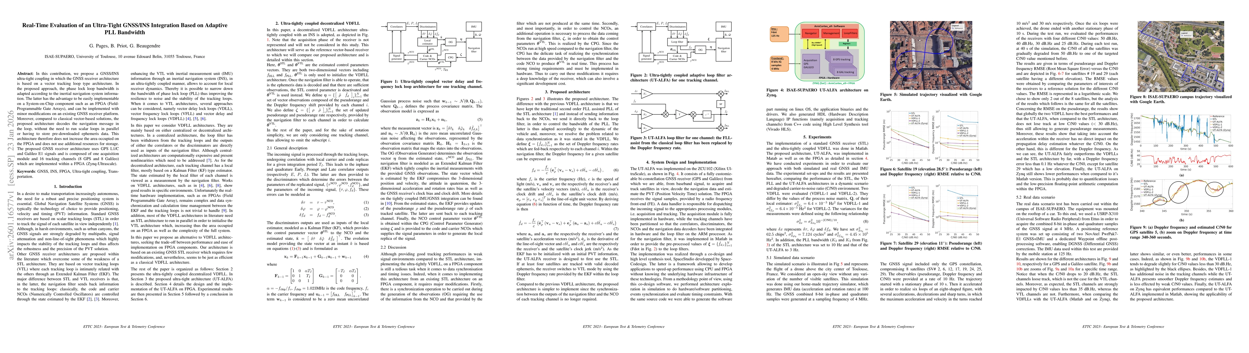 Thumbnail for Real-Time Evaluation of an Ultra-Tight GNSS/INS Integration Based on Adaptive PLL Bandwidth