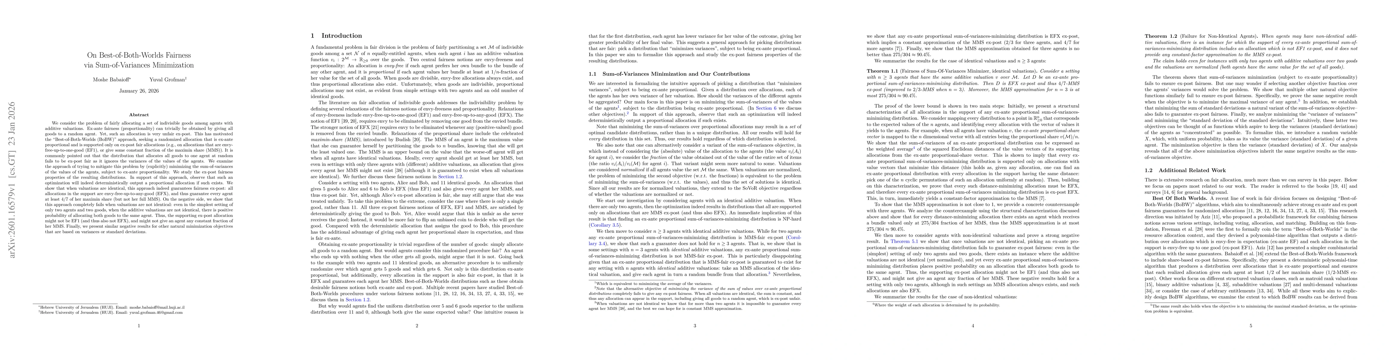 Thumbnail for On Best-of-Both-Worlds Fairness via Sum-of-Variances Minimization