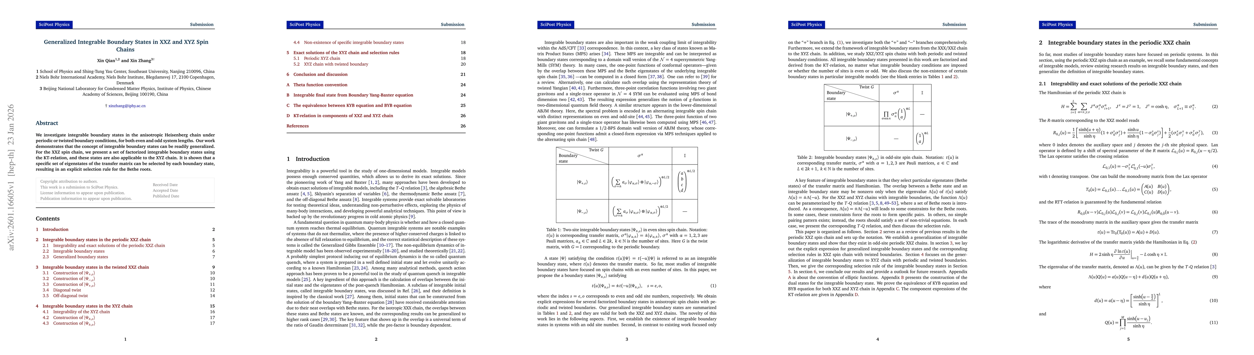 Thumbnail for Generalized Integrable Boundary States in XXZ and XYZ Spin Chains