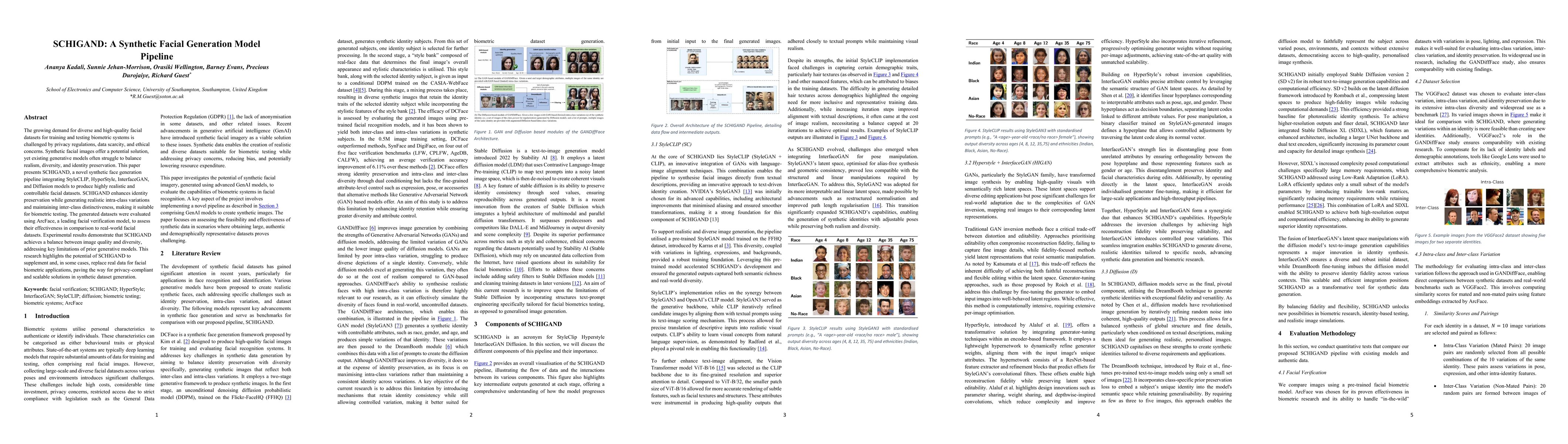 Thumbnail for SCHIGAND: A Synthetic Facial Generation Mode Pipeline
