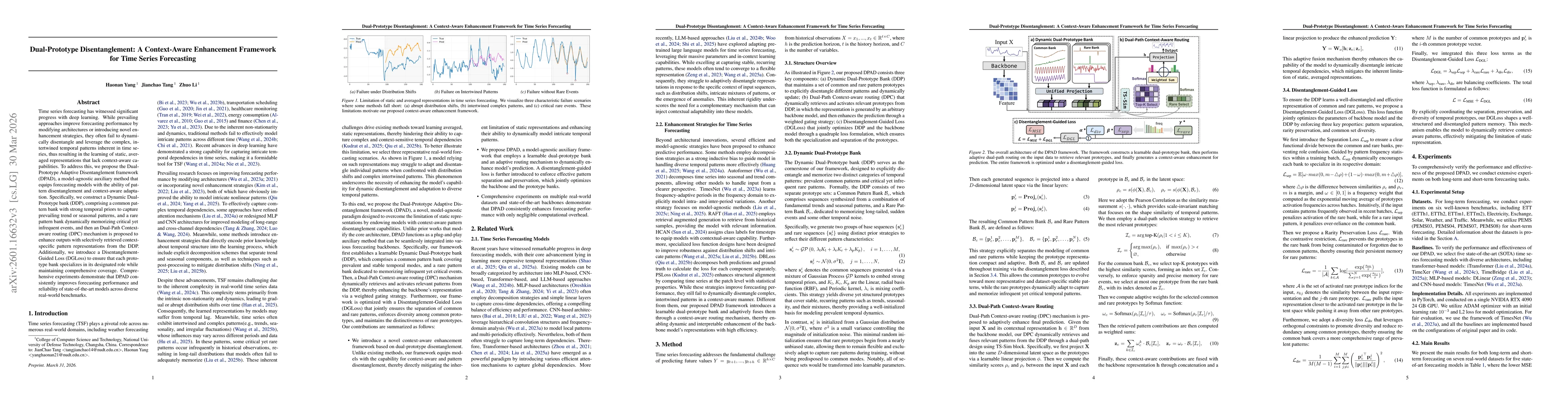 Thumbnail for Dual-Prototype Disentanglement: A Context-Aware Enhancement Framework for Time Series Forecasting