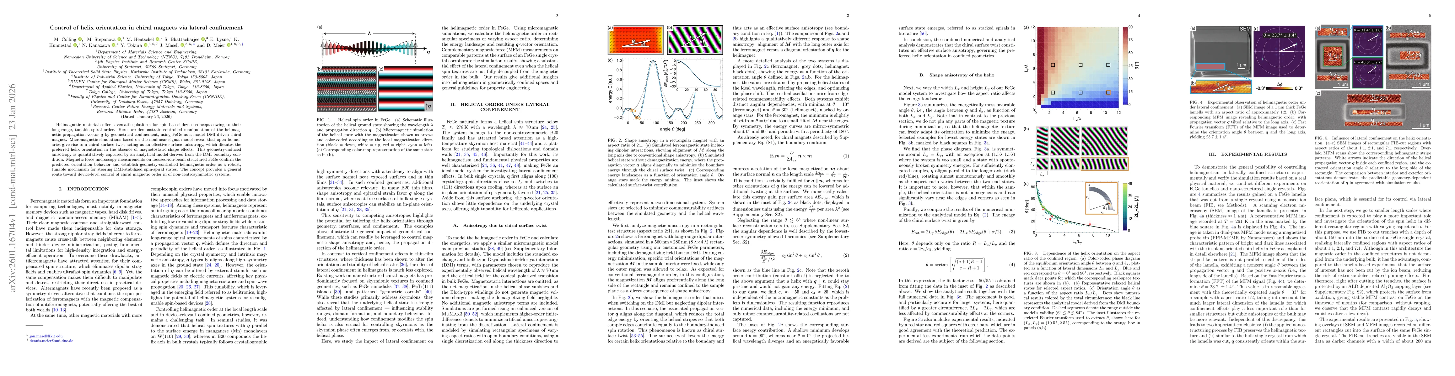 Thumbnail for Control of helix orientation in chiral magnets via lateral confinement
