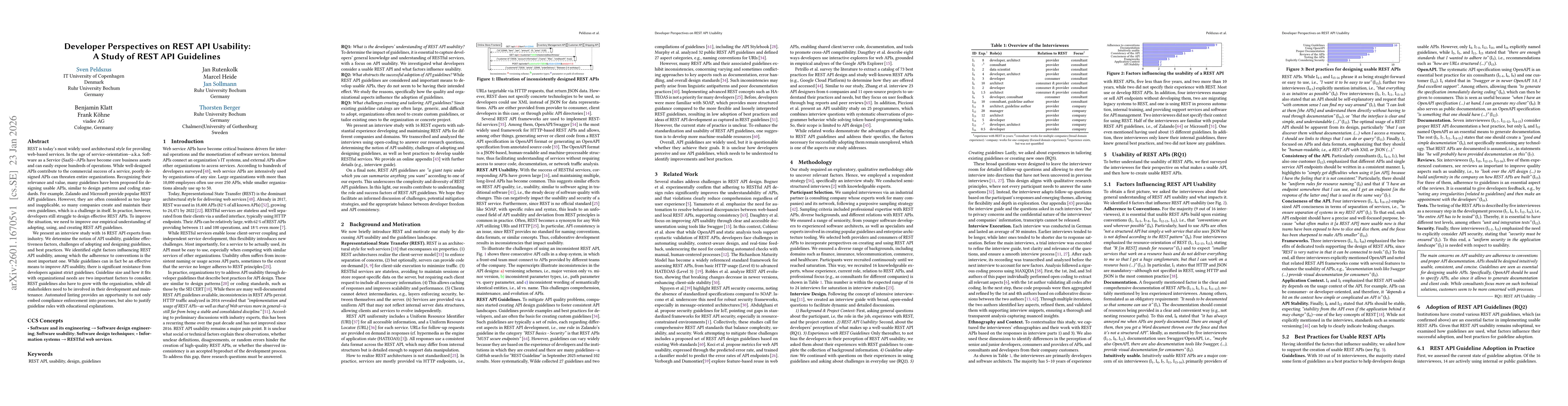 Thumbnail for Developer Perspectives on REST API Usability: A Study of REST API Guidelines