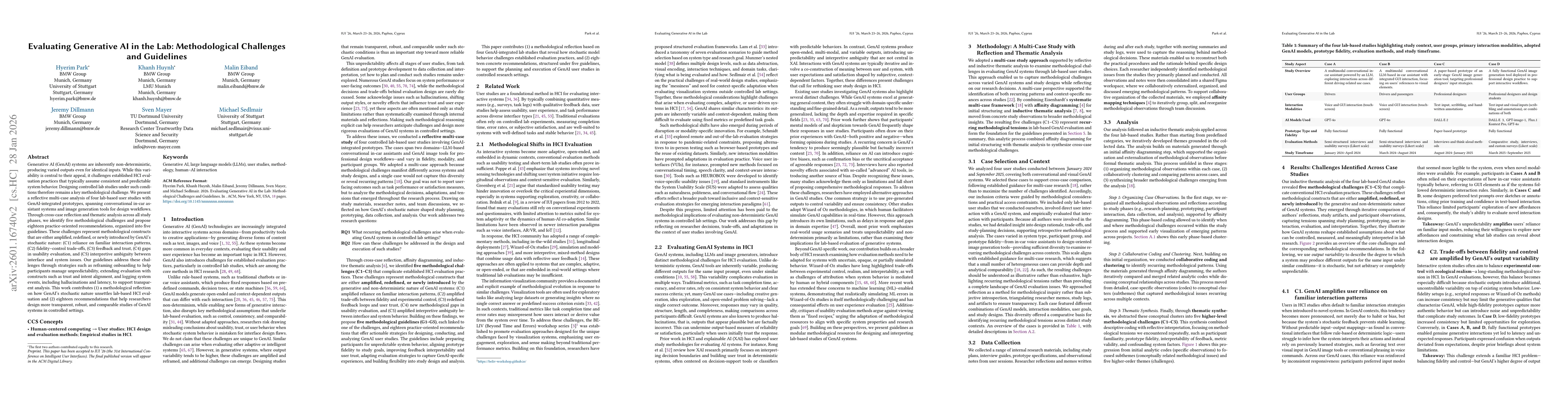 Thumbnail for Evaluating Generative AI in the Lab: Methodological Challenges and Guidelines