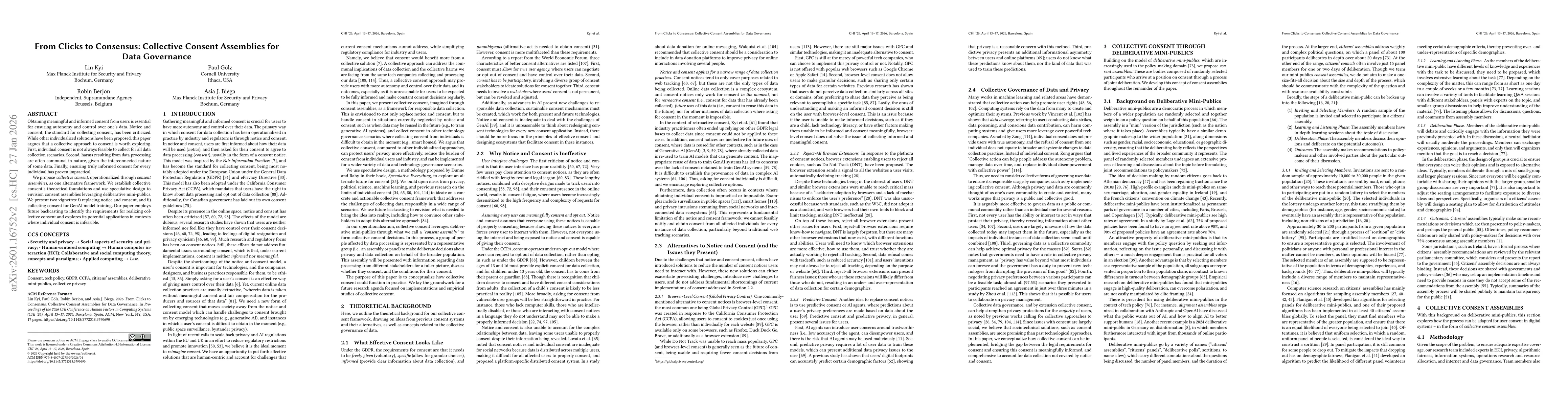 Thumbnail for From Clicks to Consensus: Collective Consent Assemblies for Data Governance