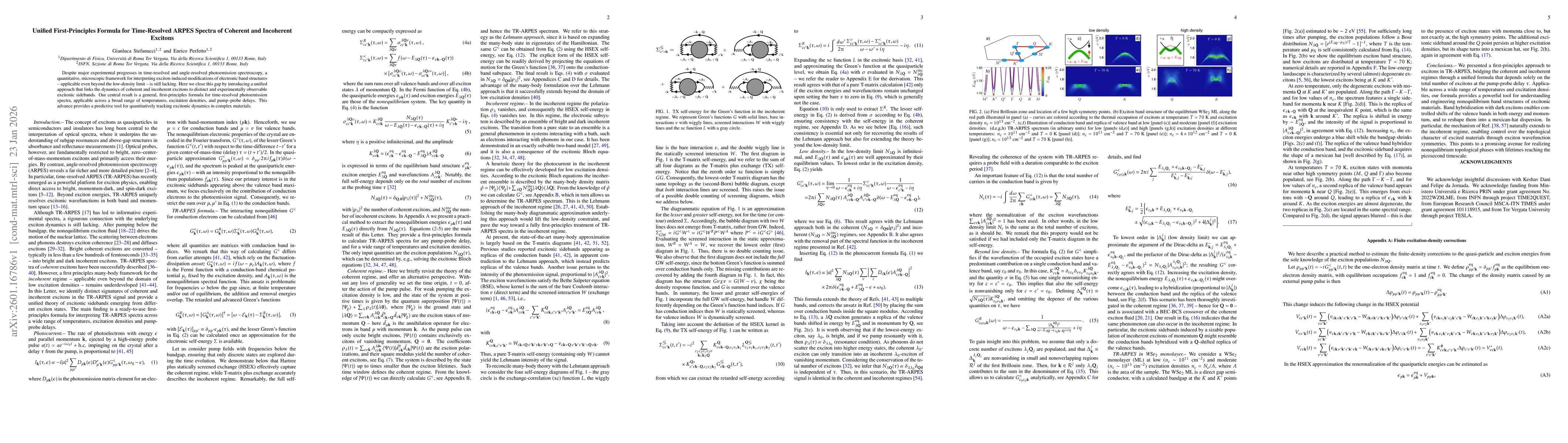 Thumbnail for Unified First-Principles Formula for Time-Resolved ARPES Spectra of Coherent and Incoherent Excitons