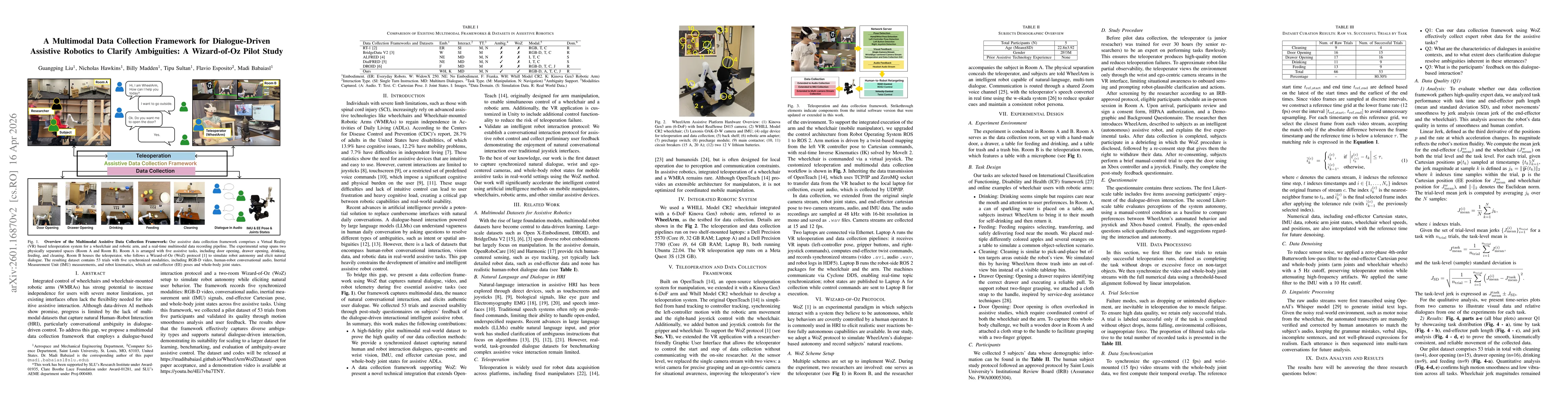 Thumbnail for A Multimodal Data Collection Framework for Dialogue-Driven Assistive Robotics to Clarify Ambiguities: A Wizard-of-Oz Pilot Study