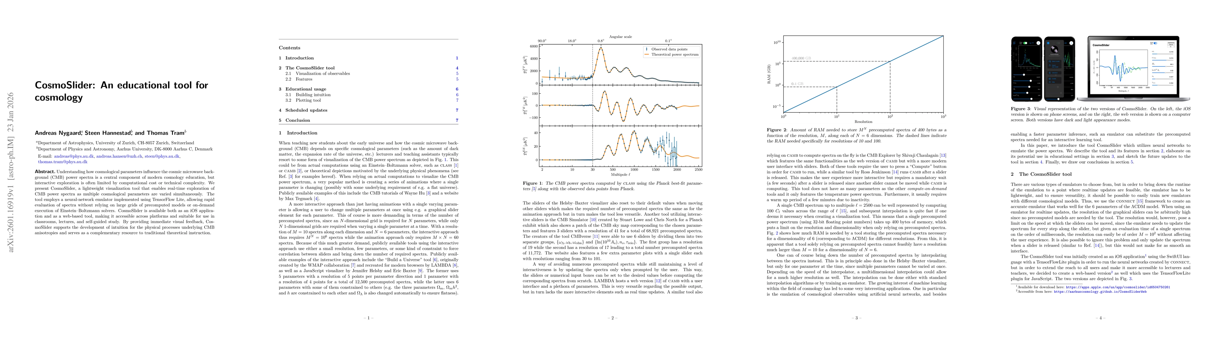Thumbnail for CosmoSlider: An educational tool for cosmology