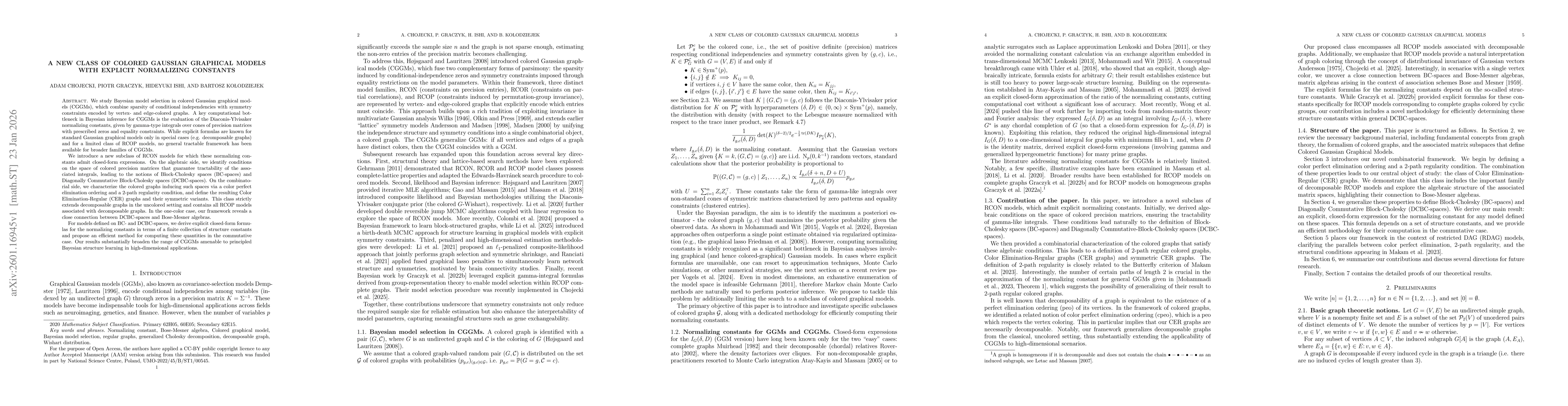 Thumbnail for A new class of colored Gaussian graphical models with explicit normalizing constants