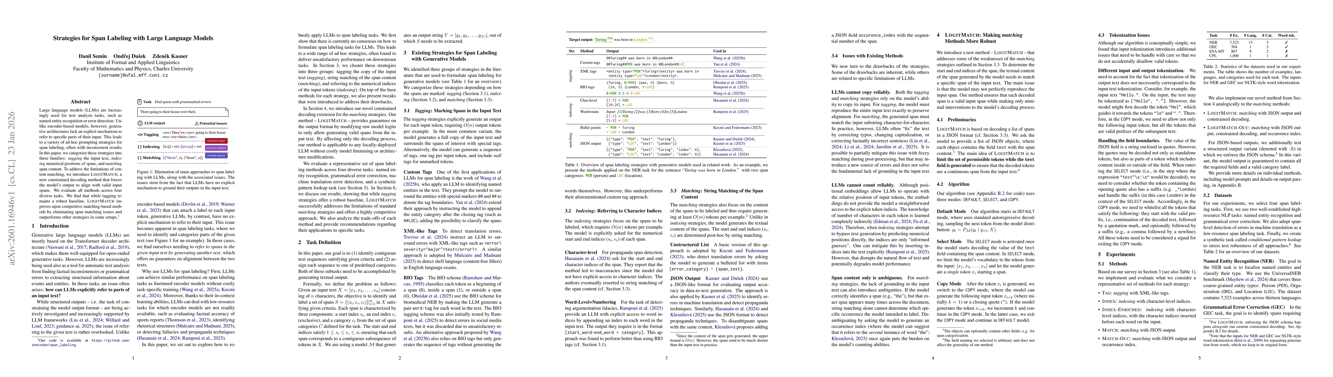 Thumbnail for Strategies for Span Labeling with Large Language Models