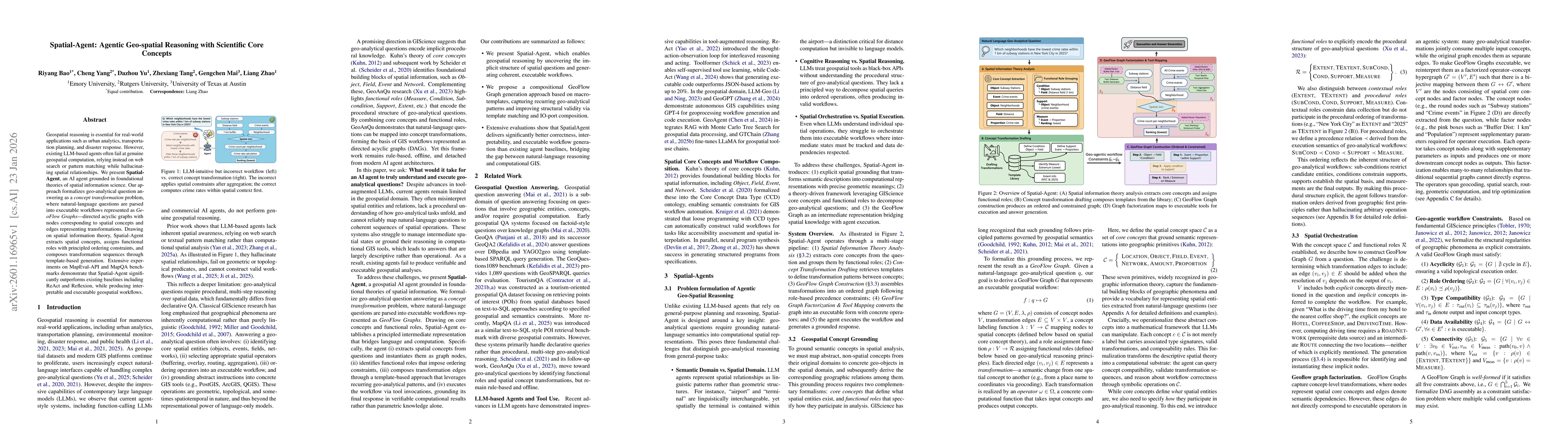 Thumbnail for Spatial-Agent: Agentic Geo-spatial Reasoning with Scientific Core Concepts