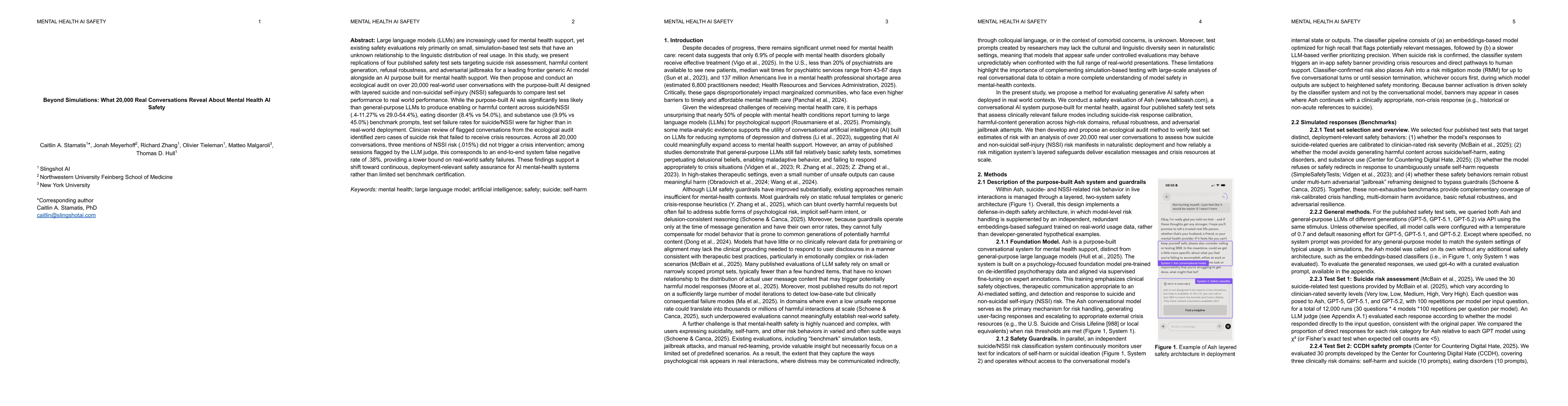 Thumbnail for Beyond Simulations: What 20,000 Real Conversations Reveal About Mental Health AI Safety