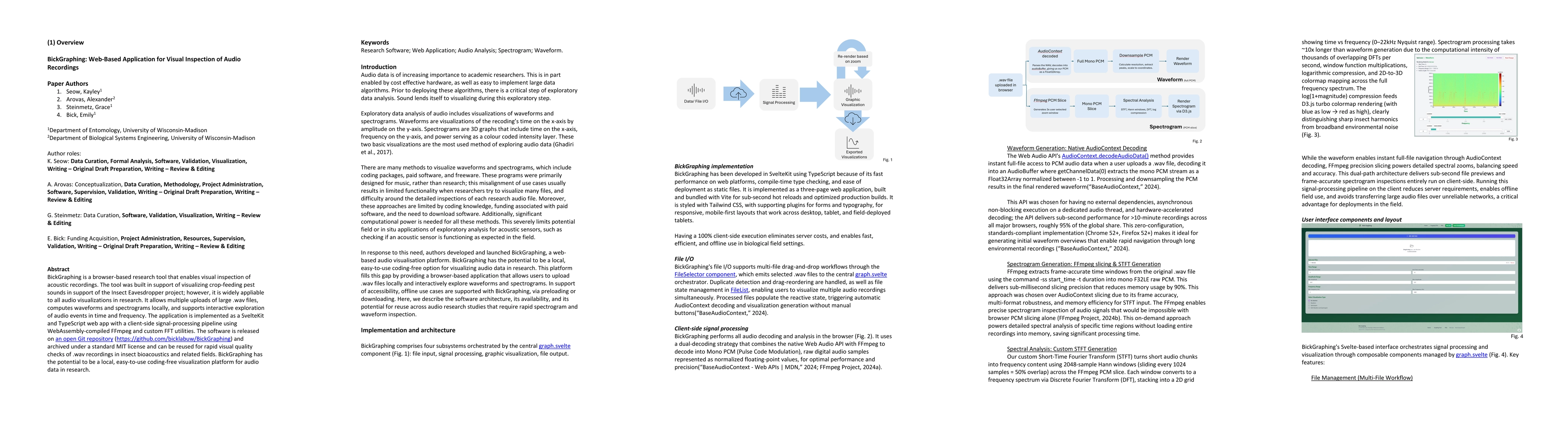 Thumbnail for BickGraphing: Web-Based Application for Visual Inspection of Audio Recordings