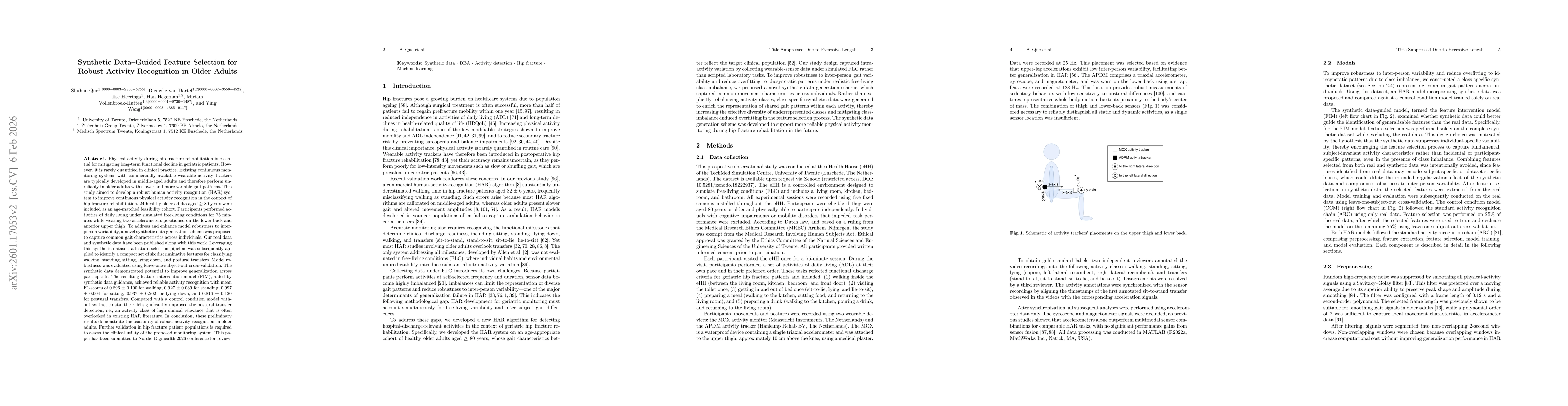 Thumbnail for Synthetic Data Guided Feature Selection for Robust Activity Recognition in Older Adults